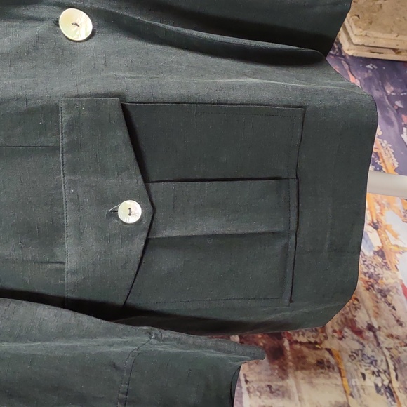 Allison Taylor Silk/Linen Jacket - Picture 6 of 7